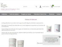 Tablet Screenshot of labougieblanche.com